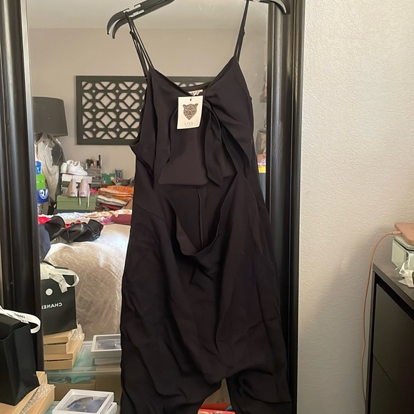 Lita by Ciara Womens Black Jumpsuit Tie Front Spaghetti Straps Size XXL
NWT - Picture 2 of 5
